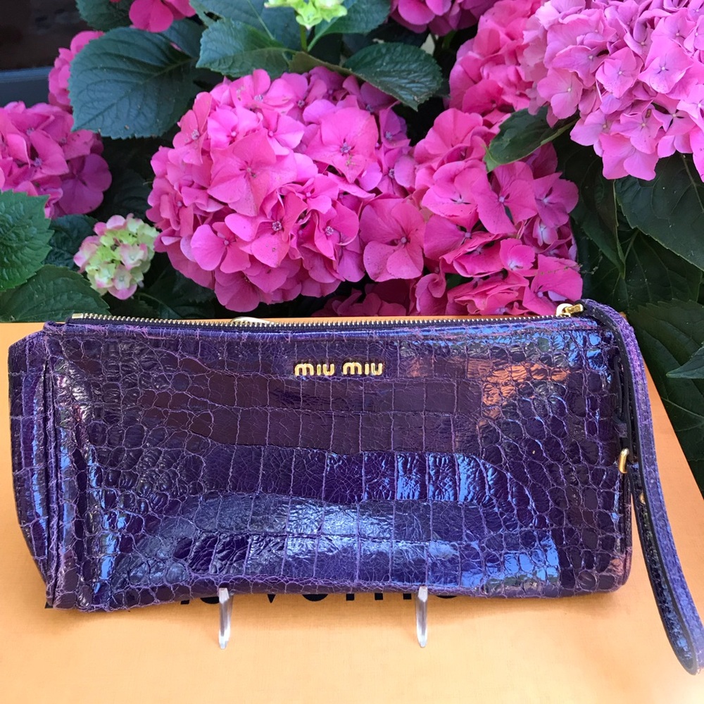 Authentic miumiu Clutch